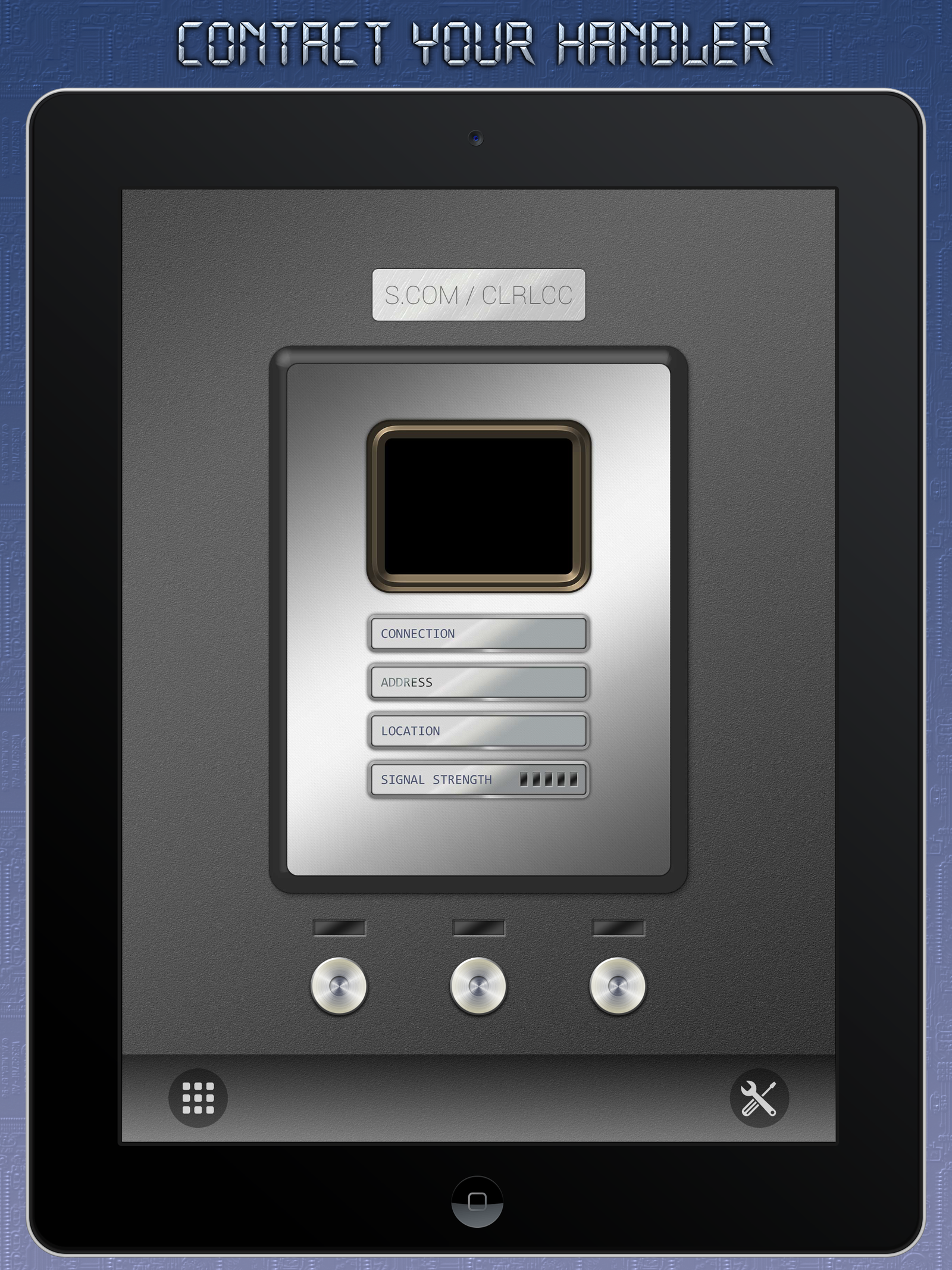 Perplexium contact terminal